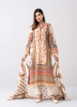 Smart Fit Digital Printed Three-Piece Lawn